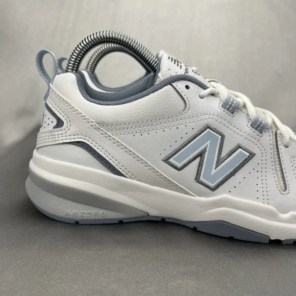 New Balance 608 V5 Womens Size 7.5 White Athletic Leather Walking Shoes Sneaker - Picture 4 of 15